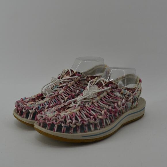 Keen Uneek Canvas Womens Sz 9 Cord Classic Sandals Tie-dye - Picture 13 of 13